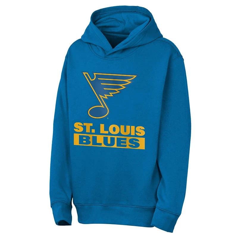 Youth Outerstuff Blue St. Louis Blues Back to Basics Hoodie