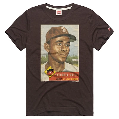 Sacoche pour homme Hommage Paige Brown St. Louis Browns Topps Baseball Card Tri-Blend T-shirt