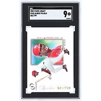 Albert Pujols St. Louis Cardinals 2001 Fleer Legacy #102 #681/799 SGC Authentifiée 9 Carte Rookie