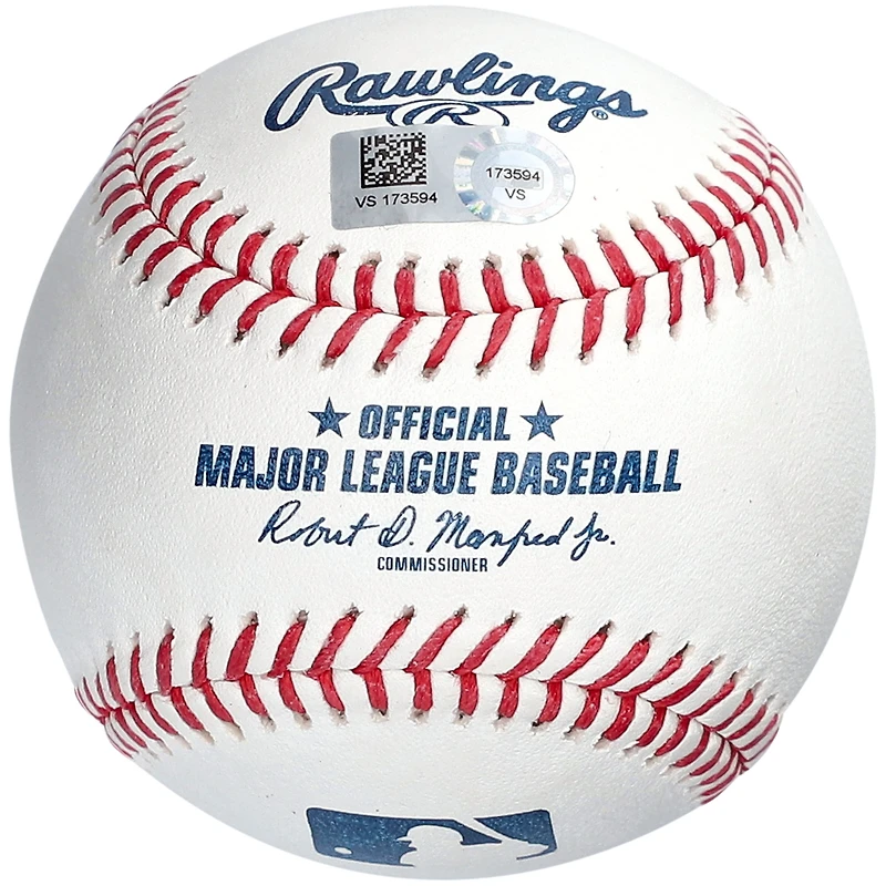 Baseball autographié par Albert Pujols des Cardinals de St. Louis avec l'inscription « MLB Debut 4/2/01 »