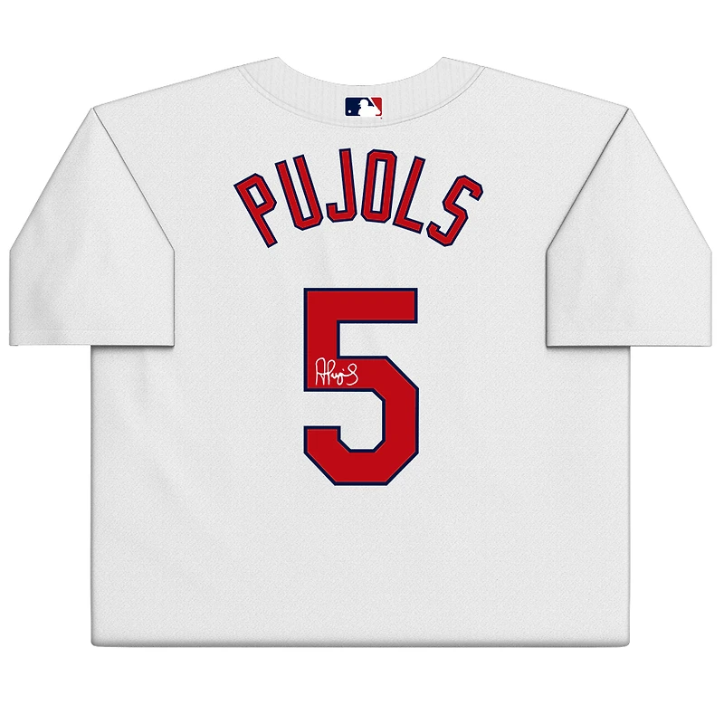 Maillot réplique Nike blanc autographié Albert Pujols des Cardinals de Saint-Louis V106832 SLCard Albert Pujols AUT BB JERSEY 45742 AUTJERBSB JRSYPU0051 #6