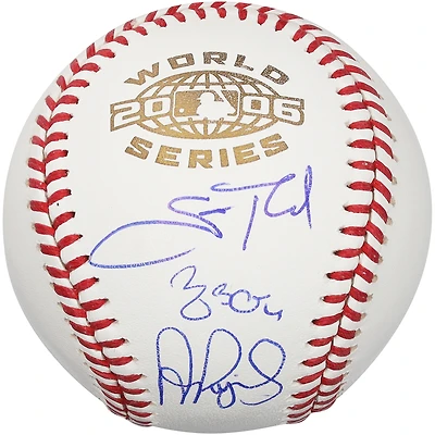 Balle de baseball des Cardinals de Saint-Louis, logo des Séries mondiales 2006, autographiée par Albert Pujols, Yadier Molina et Scott Rolen