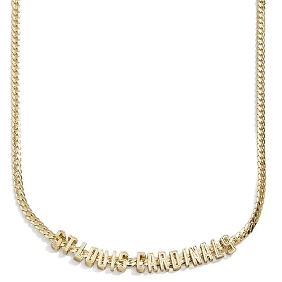 BaubleBar St. Louis Cardinals Curb Necklace