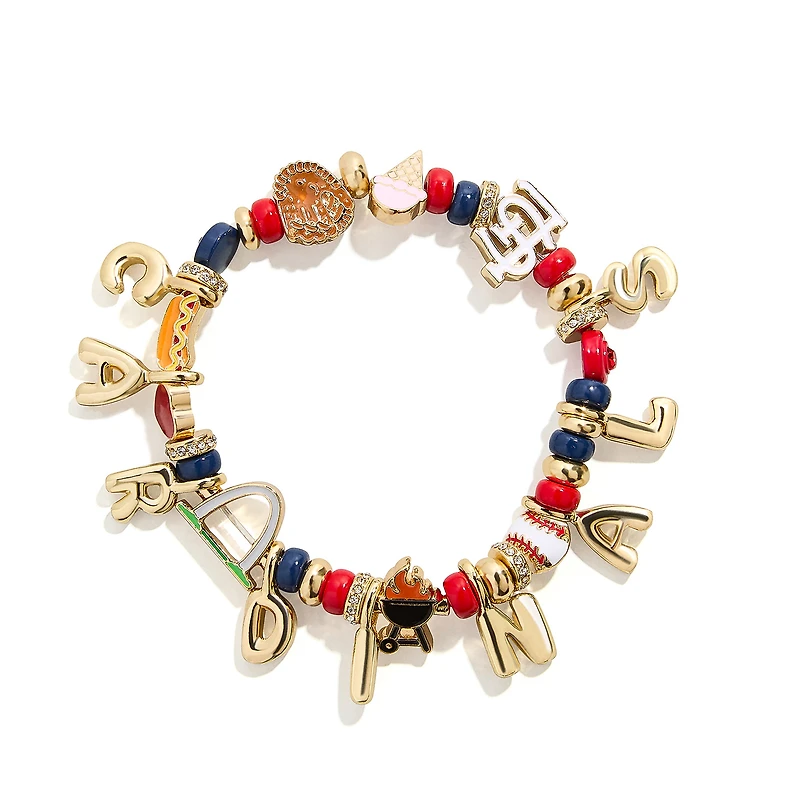 Bracelet perlé BaubleBar à motif Cardinals de Saint-Louis