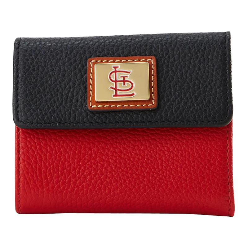 Portefeuille à rabat pour cartes de crédit Dooney & Bourke St. Louis Cardinals