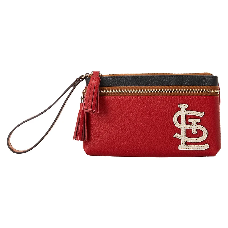 Dooney & Bourke St. Louis Cardinals Poignet à double fermeture éclair