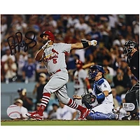 Photo 8'' x 10'' autographiée par Fanatics Authentic d'Albert Pujols, des Cardinals de Saint-Louis, pour son 700e coup de circuit