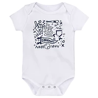 Lot de 3 bodies pour bébé bleu marine St. Louis Cardinals Batter Up