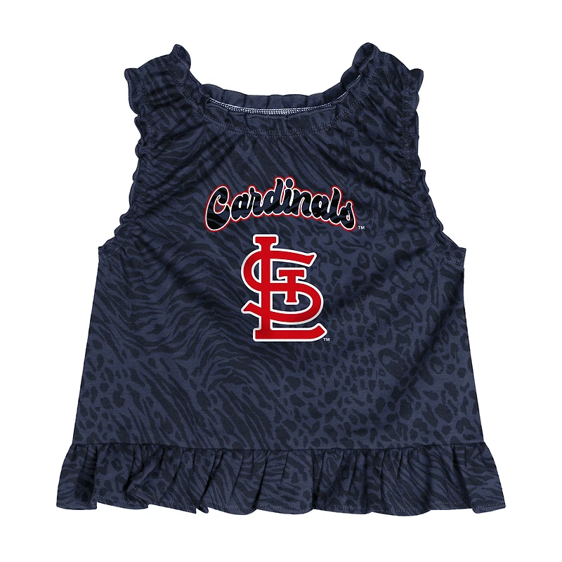 Ensemble robe de jeu et bloomer bleu marine pour bébé St. Louis Cardinals
