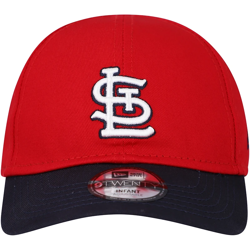 Casquette New Era Red St. Louis Cardinals Team Color My First 9TWENTY Flex pour bébé
