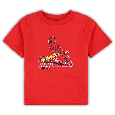 T-shirt rouge pour bébé St. Louis Cardinals Team Crew Primary Logo