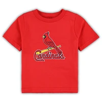 T-shirt rouge pour bébé St. Louis Cardinals Team Crew Primary Logo
