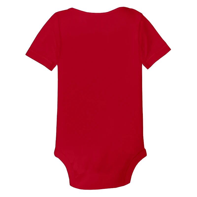 Body pour bébé rouge navet à motif drapeau de baseball des Cardinals Saint-Louis