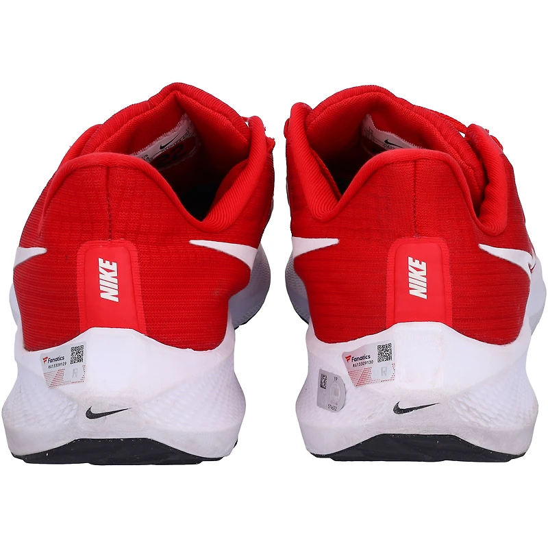 Jack Flaherty St. Louis Cardinals Autographed Player-Worn Red Nike Shoes from the 2023 MLB Season