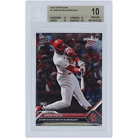 Jordan Walker St. Louis Cardinals 2023 Topps Now Opening Day Hit #7 BGS Authenticated 10 Rookie Card - 10,10,10,9.5 Subgrades