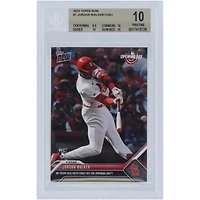 Jordan Walker St. Louis Cardinals 2023 Topps Now Opening Day Hit #7 BGS Authenticated 10 Rookie Card - 9.5,10,10,10 Subgrades