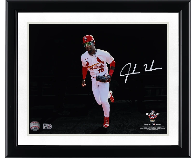 Jordan Walker St. Louis Cardinals Autographed 11" x 14" Opening Day Spotlight Photograph