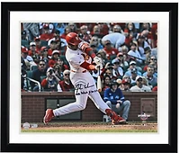 Jordan Walker St. Louis Cardinals Autographed 16" x 20" Opening Day Photograph with "MLB Debut 3-30-23" Inscription