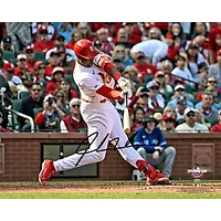 Jordan Walker St. Louis Cardinals Autographed 16" x 20" Opening Day Photograph