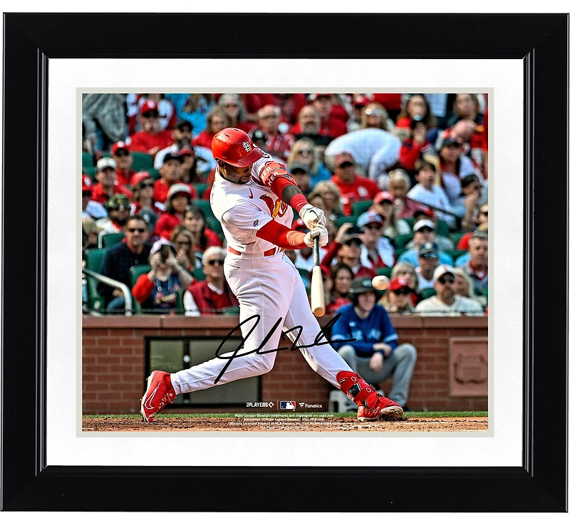 Jordan Walker St. Louis Cardinals Autographed 8" x 10" Opening Day Photograph