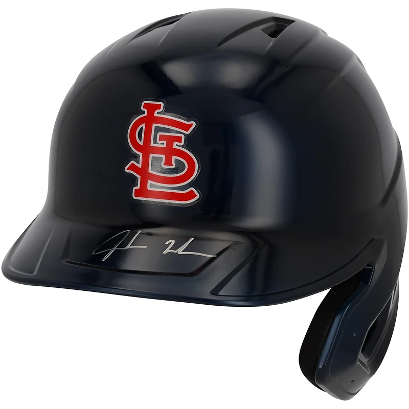 Jordan Walker St. Louis Cardinals Autographed Alternate Chrome Rawlings Mach Pro Replica Batting Helmet - Fanatics Exclusive