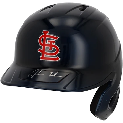 Jordan Walker St. Louis Cardinals Autographed Alternate Chrome Rawlings Mach Pro Replica Batting Helmet - Fanatics Exclusive