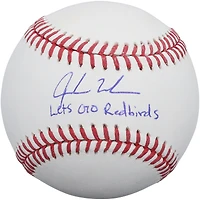Jordan Walker St. Louis Cardinals Autographed Baseball with "Let's Go Redbirds" Inscription