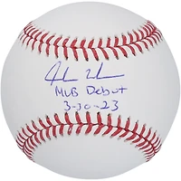 Jordan Walker St. Louis Cardinals Autographed Baseball with "MLB Debut 3-30-23" Inscription