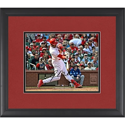 Jordan Walker St. Louis Cardinals Autographed Framed 8" x 10" Opening Day Photograph