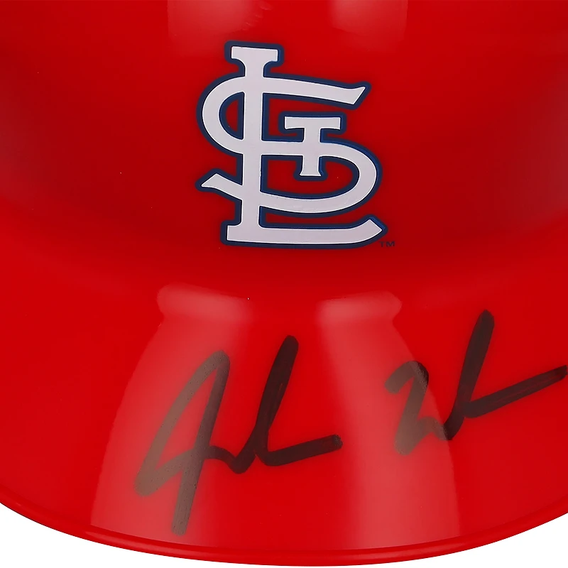 Jordan Walker St. Louis Cardinals Autographed Mini Batting Helmet 