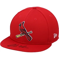 Jordan Walker St. Louis Cardinals Autographed New Era 2024 Spring Training Cap