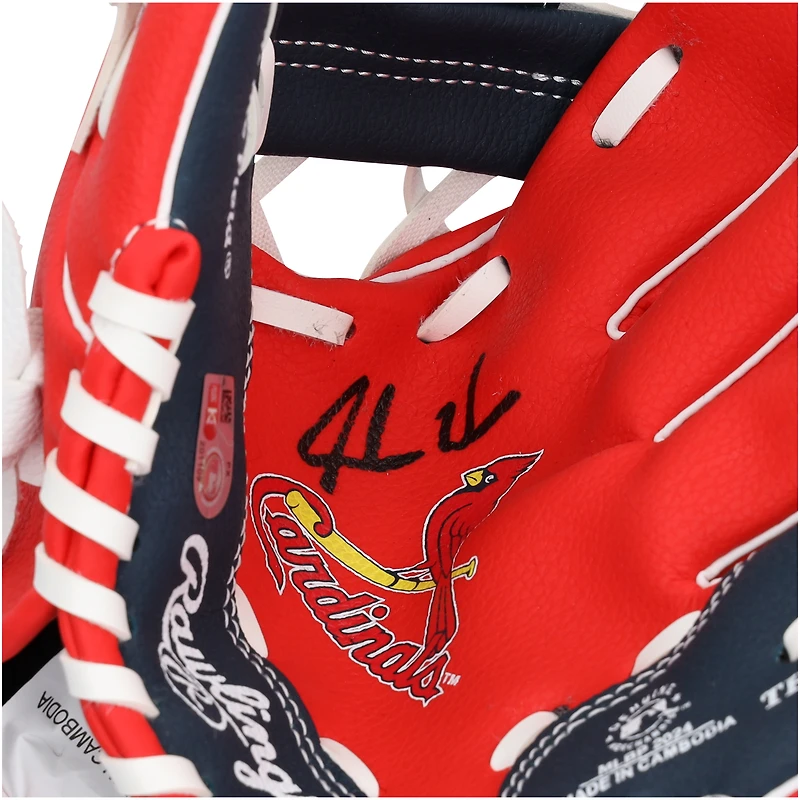 Jordan Walker St. Louis Cardinals Autographed Rawlings Replica Glove 