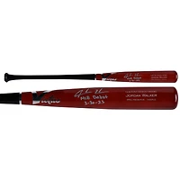 Jordan Walker St. Louis Cardinals Autographed Victus Game Model Bat with "MLB Debut 3-30-23" Inscription