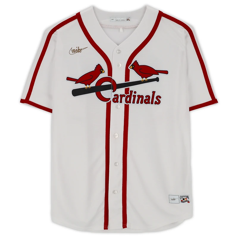 Jordan Walker St. Louis Cardinals Autographed White Cooperstown Replica Jersey