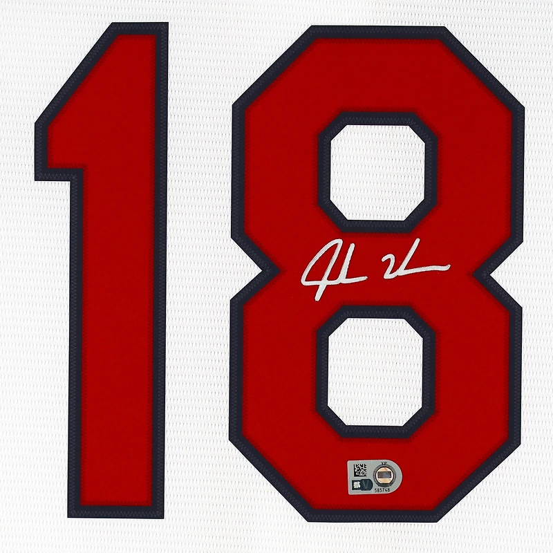 Jordan Walker St. Louis Cardinals Autographed White Cooperstown Replica Jersey