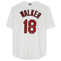 Jordan Walker St. Louis Cardinals Autographed White Nike Replica Jersey