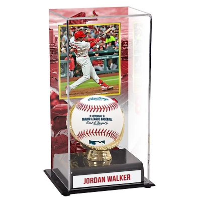 Vitrine de présentation sublimée Jordan Walker St. Louis Cardinals avec image