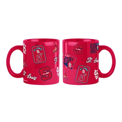 Logo Brands St. Louis Cardinals 2-Pack 15oz. Color Mug Set