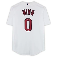Maillot réplique blanc Nike autographié de Masyn Winn, joueur des Cardinals de Saint-Louis