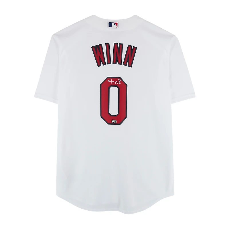 Maillot réplique blanc Nike autographié de Masyn Winn, joueur des Cardinals de Saint-Louis