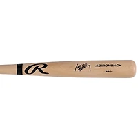 Batte de baseball professionnelle Rawlings Blonde autographiée par Matt Holliday des Cardinals de Saint-Louis