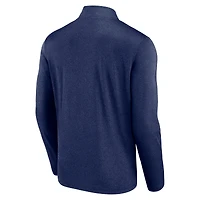 Pull à glissière quart de tour Fanatics Heather Navy pour homme des Cardinals Saint-Louis