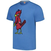 T-shirt hommage bleu clair Hyper Local Tri-Blend pour homme des Cardinals de Saint-Louis