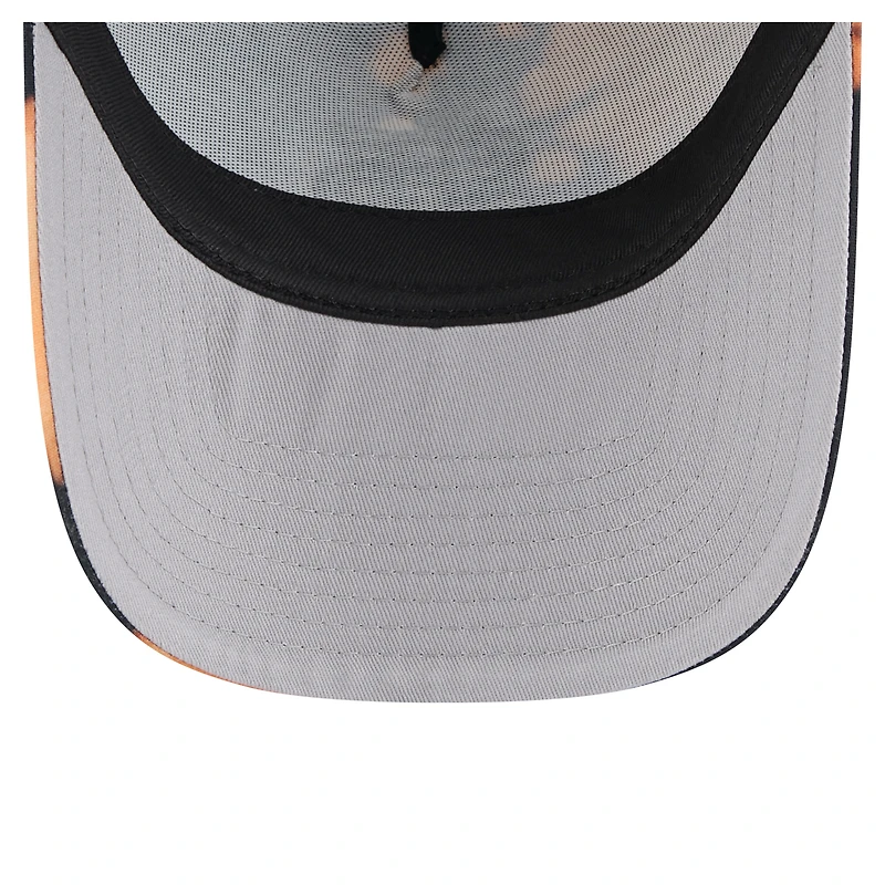 Men's New Era  Black St. Louis Cardinals Bleached A-Frame 9FORTY Adjustable Hat