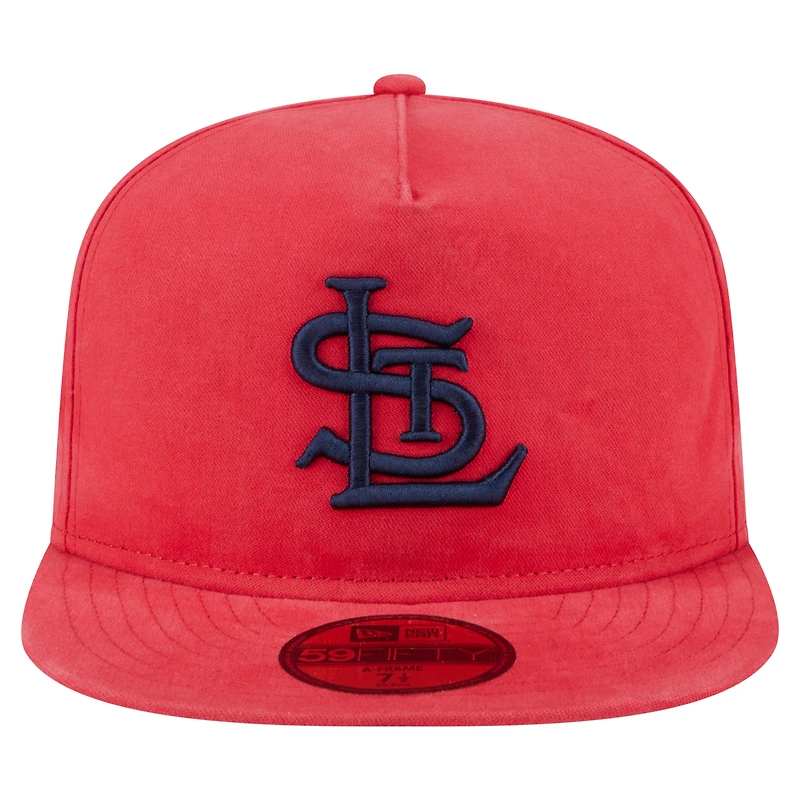 Casquette ajustée 59FIFTY rouge St. Louis Cardinals Championship Side Flag pour homme New Era