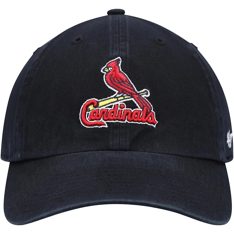 Men's '47 Black St. Louis Cardinals Clean Up Adjustable Hat