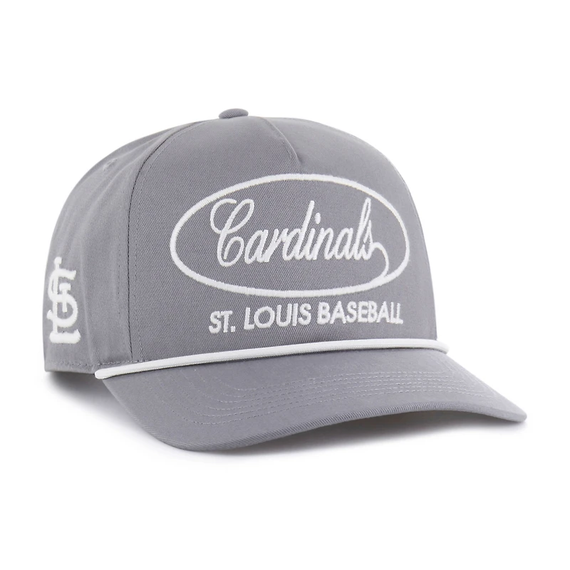 Casquette ajustable grise « St. Louis Cardinals Foundational Hitch » pour homme, modèle 1947