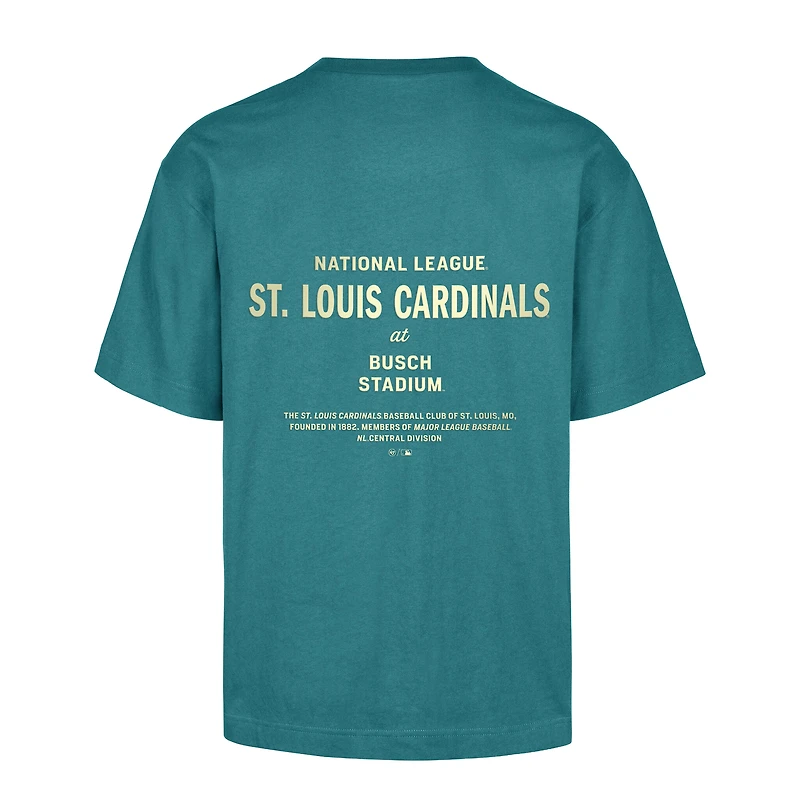 T-shirt homme vert chasseur '47 St. Louis Cardinals Leon Foundation