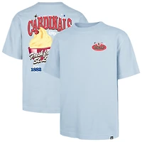 T-shirt bleu clair « 47 » pour homme, motif Ice Cream Parlor Foundation des Cardinals de Saint-Louis