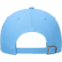 Men's '47 Light Blue St. Louis Cardinals Logo Cooperstown Collection Clean Up Adjustable Hat